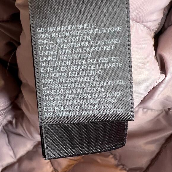 TNF Thermoball Quilted Insulated Hooded Softshell Vest in Purple Women's Small - Picture 15 of 15